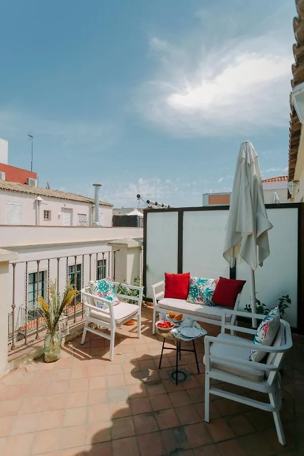 Апартаменты O&L Lumbreras: Bright Duplex With Private Terrace Севилья